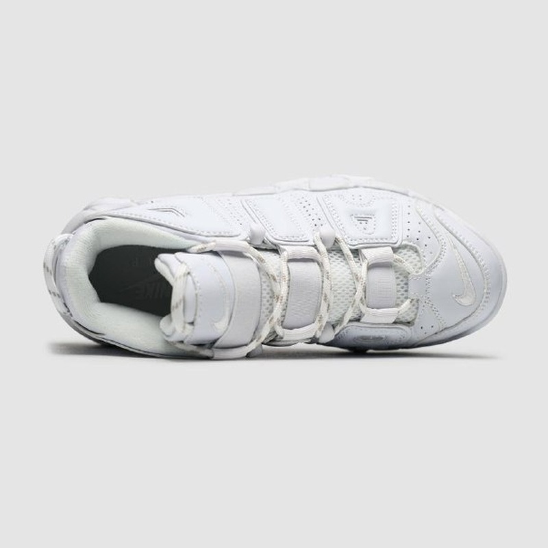 Nike Air More Uptempo White on White — 2