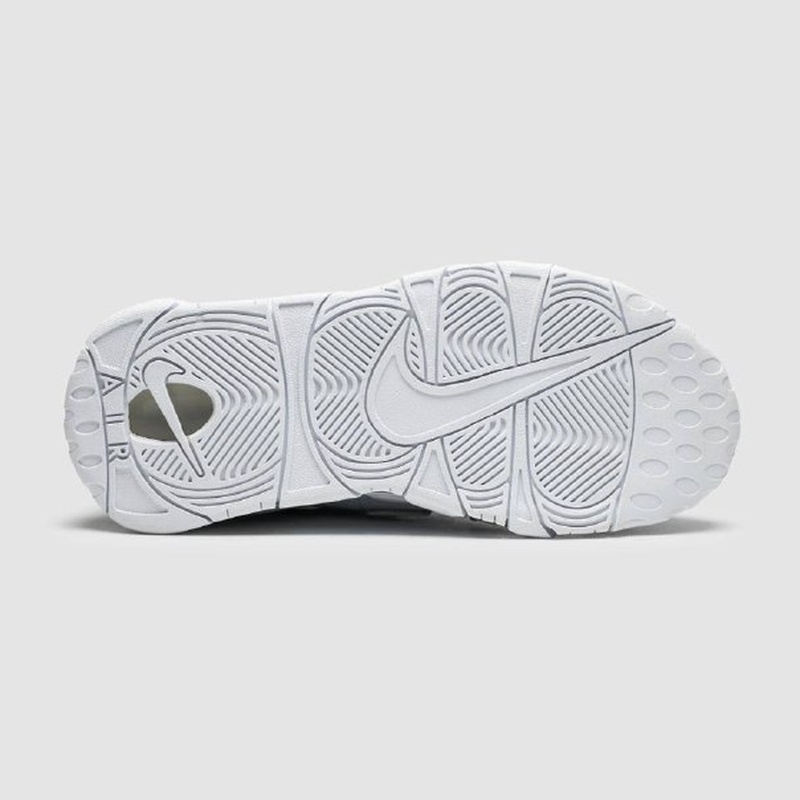 Nike Air More Uptempo White on White — 3