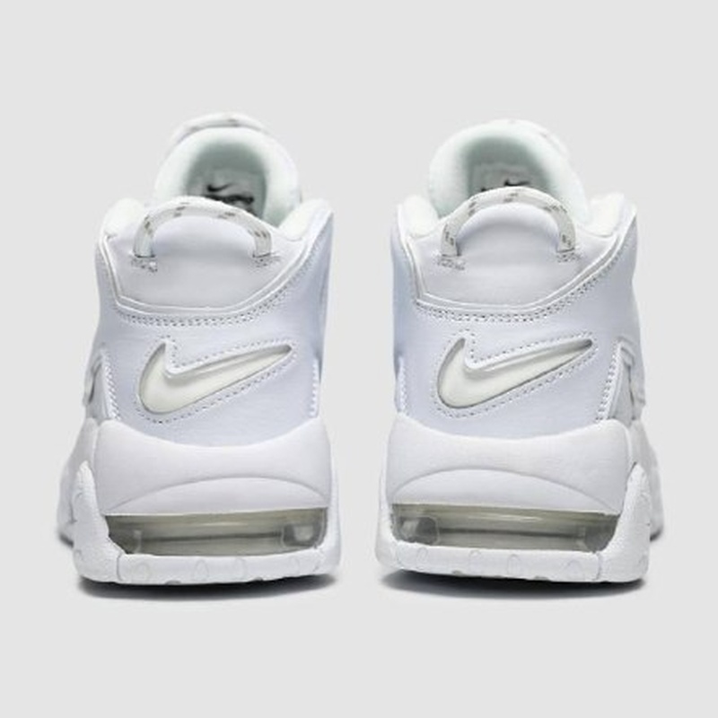 Nike Air More Uptempo White on White — 5