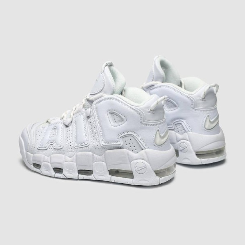 Nike Air More Uptempo White on White — 6
