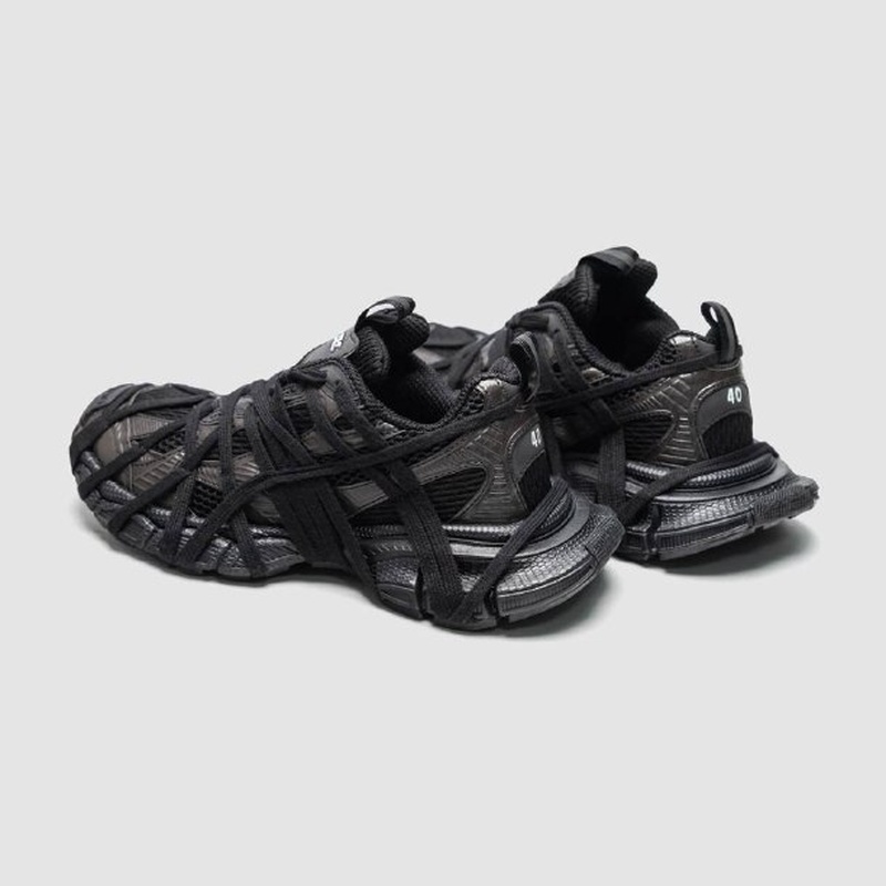 BALENCIAGA 3XL Extreme Lace Sneaker in Black — 6